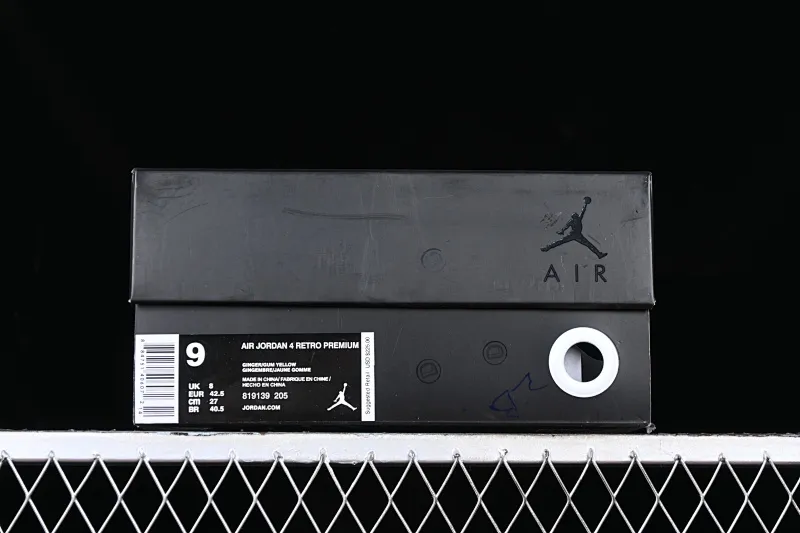 All categories Air Jordan Jordan series basketball shoes Air Jordan 4 Air Jordan 4 Premium "Ginger" AJ4 Joe 4 Hermes Yellow 819139-205